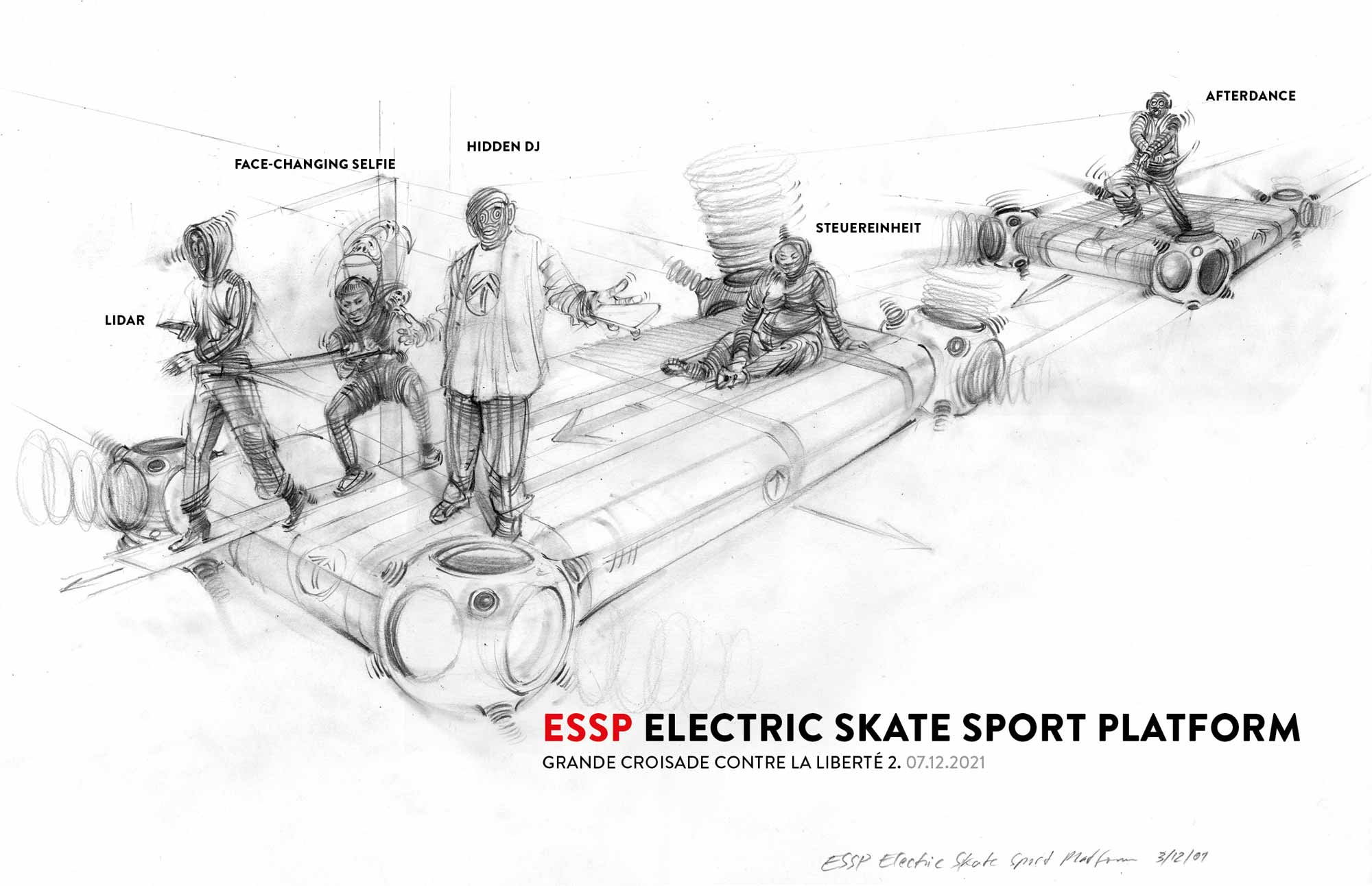ESSP Electric Skate Platform